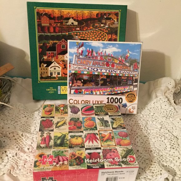 New Sealed Puzzles Lot of 3 - Picture 1 of 4